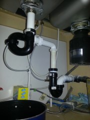 If you're installing a sink, and you have to do this to get the pipes to connect, try another way. That way, those coming after you won't curse your unknown name.